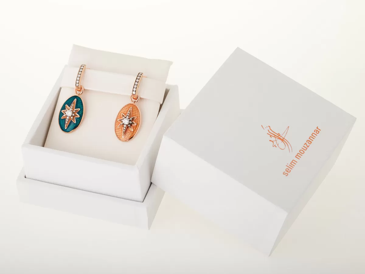 Selim Mouzannar Earrings-Aida Green Earringdiamonds