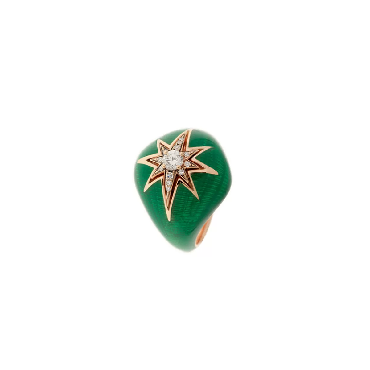 Selim Mouzannar Rings-Aida Green Pinky Ringdiamonds