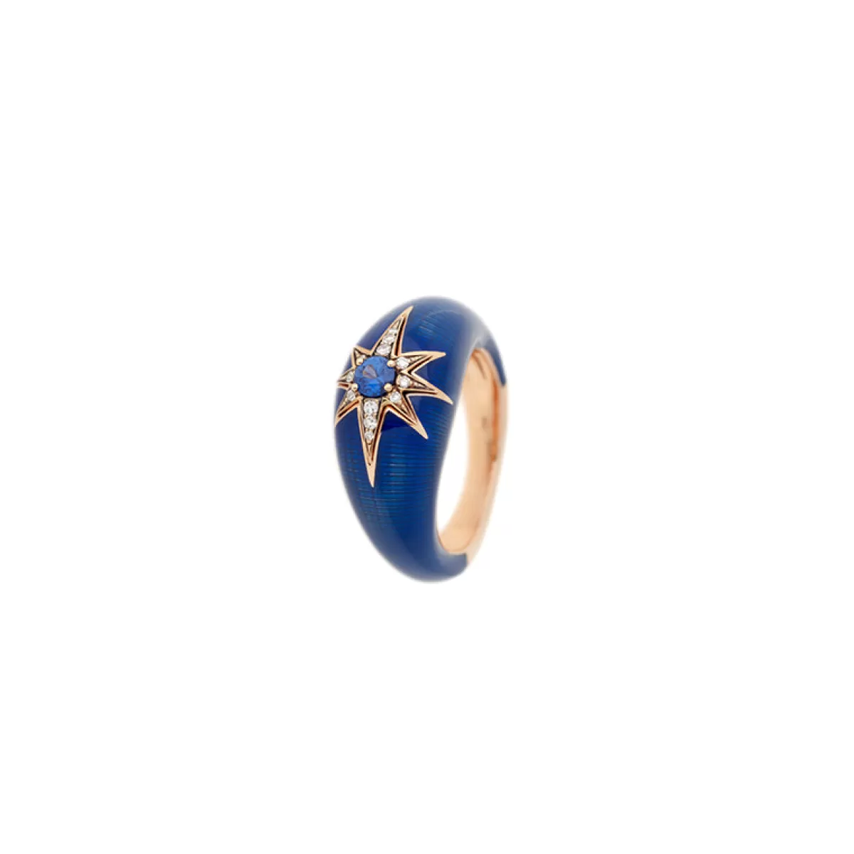 Selim Mouzannar Rings-Aida Navy Blue Ringblue Sapphire - Diamonds