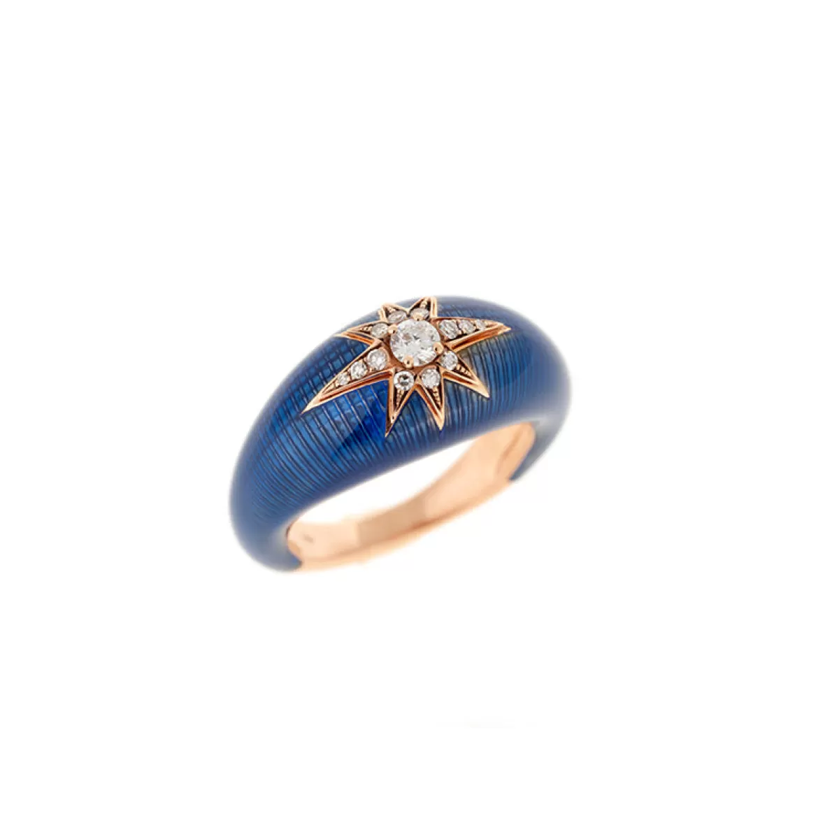Selim Mouzannar Rings-Aida Navy Blue Ringdiamonds