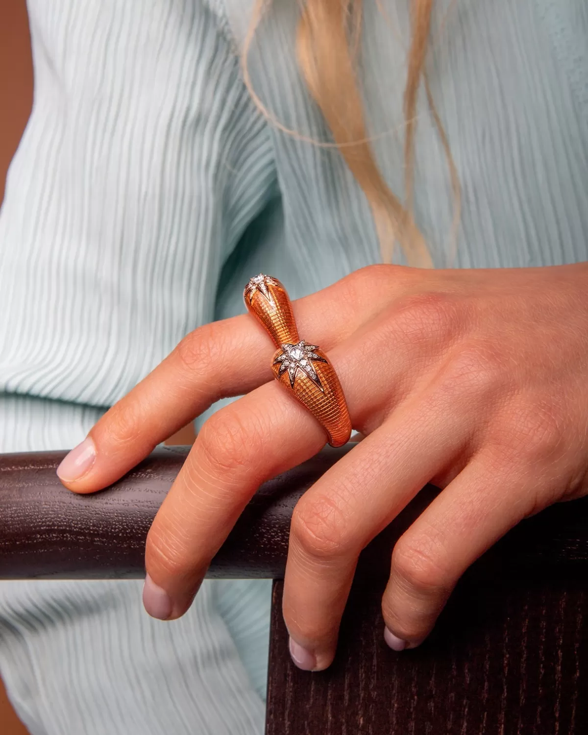 Selim Mouzannar Rings-Aida Orange Ringdiamonds