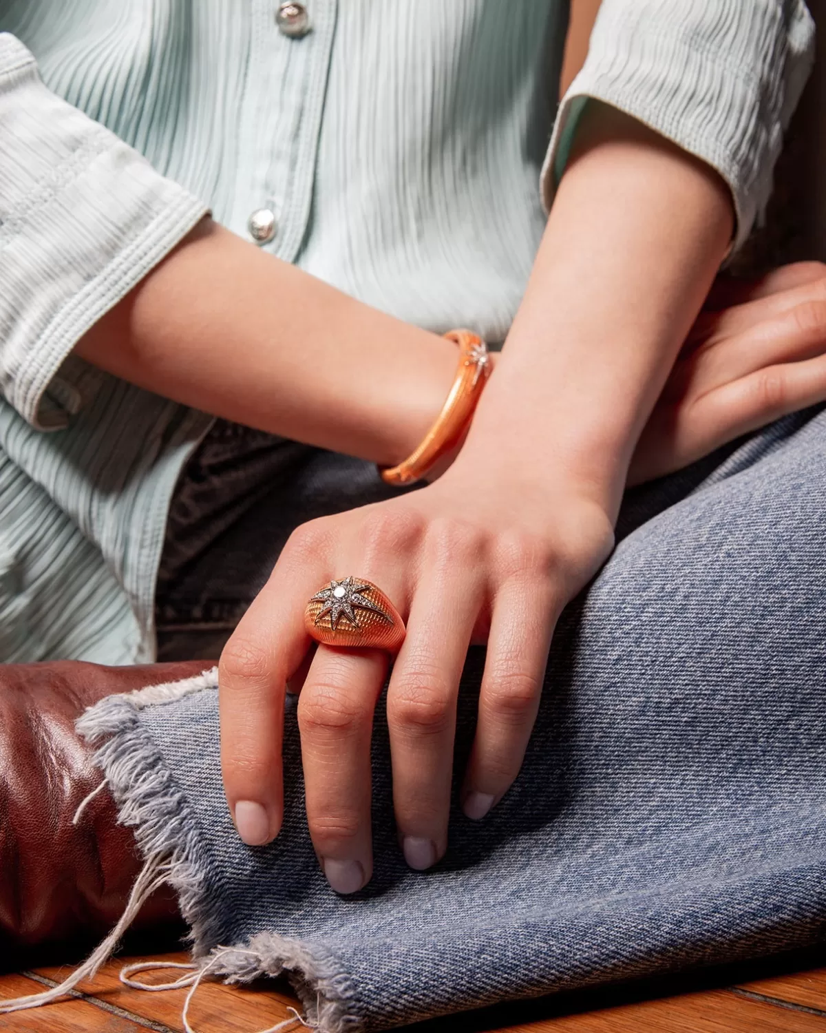 Selim Mouzannar Rings-Aida Orange Ringdiamonds