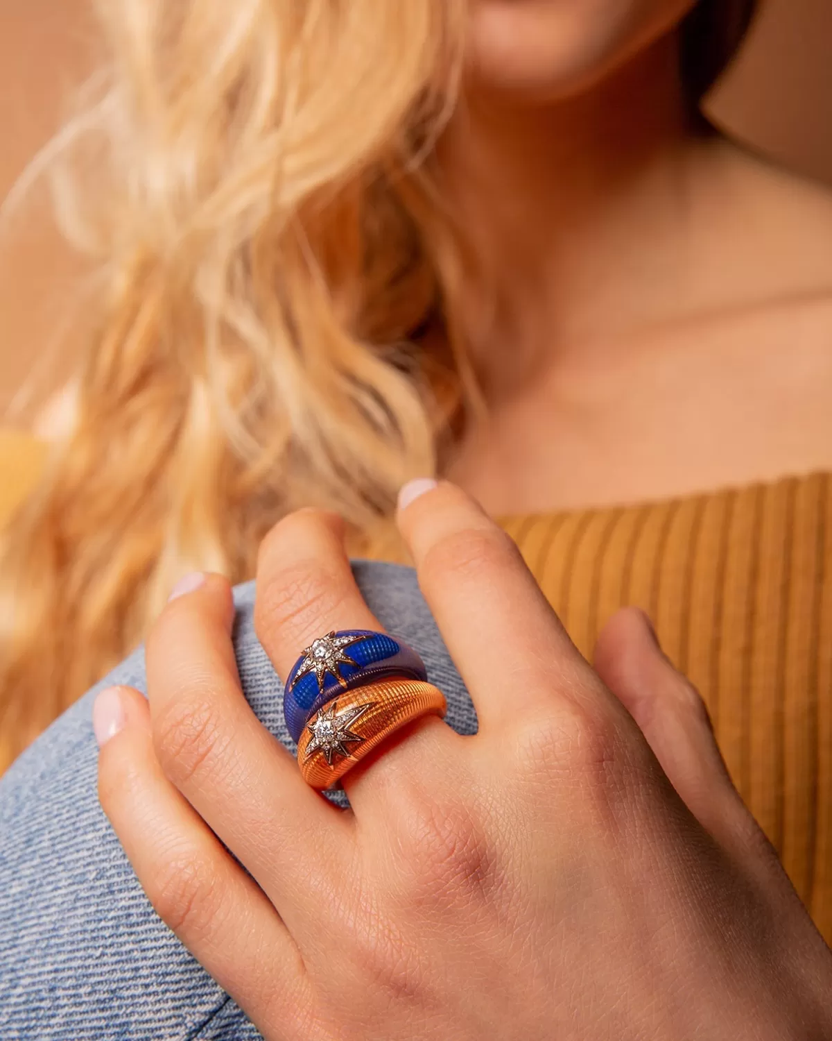 Selim Mouzannar Rings-Aida Orange Ringdiamonds