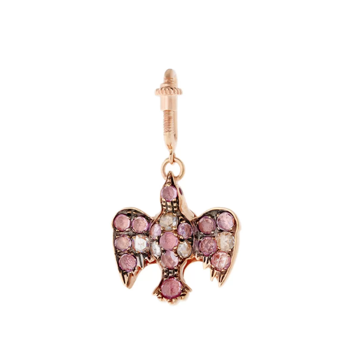 Selim Mouzannar Charm-Beirut Birds Charmpink Sapphires - Diamonds