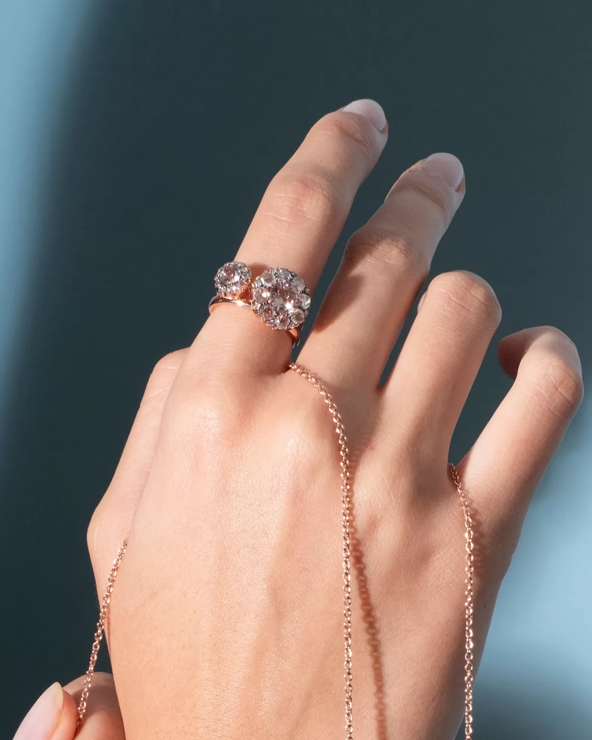 Selim Mouzannar Rings-Beirut Circle Ringmorganite - Diamonds