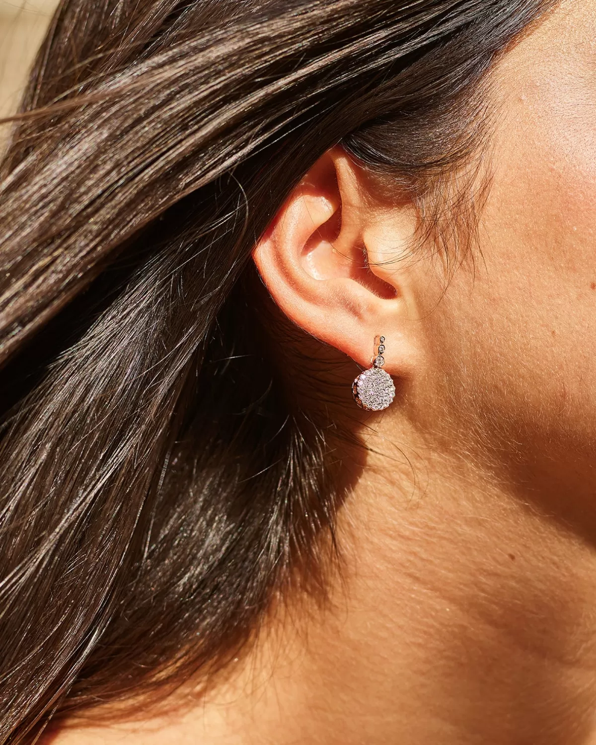 Selim Mouzannar Earrings-Beirut Pave Earringsdiamonds