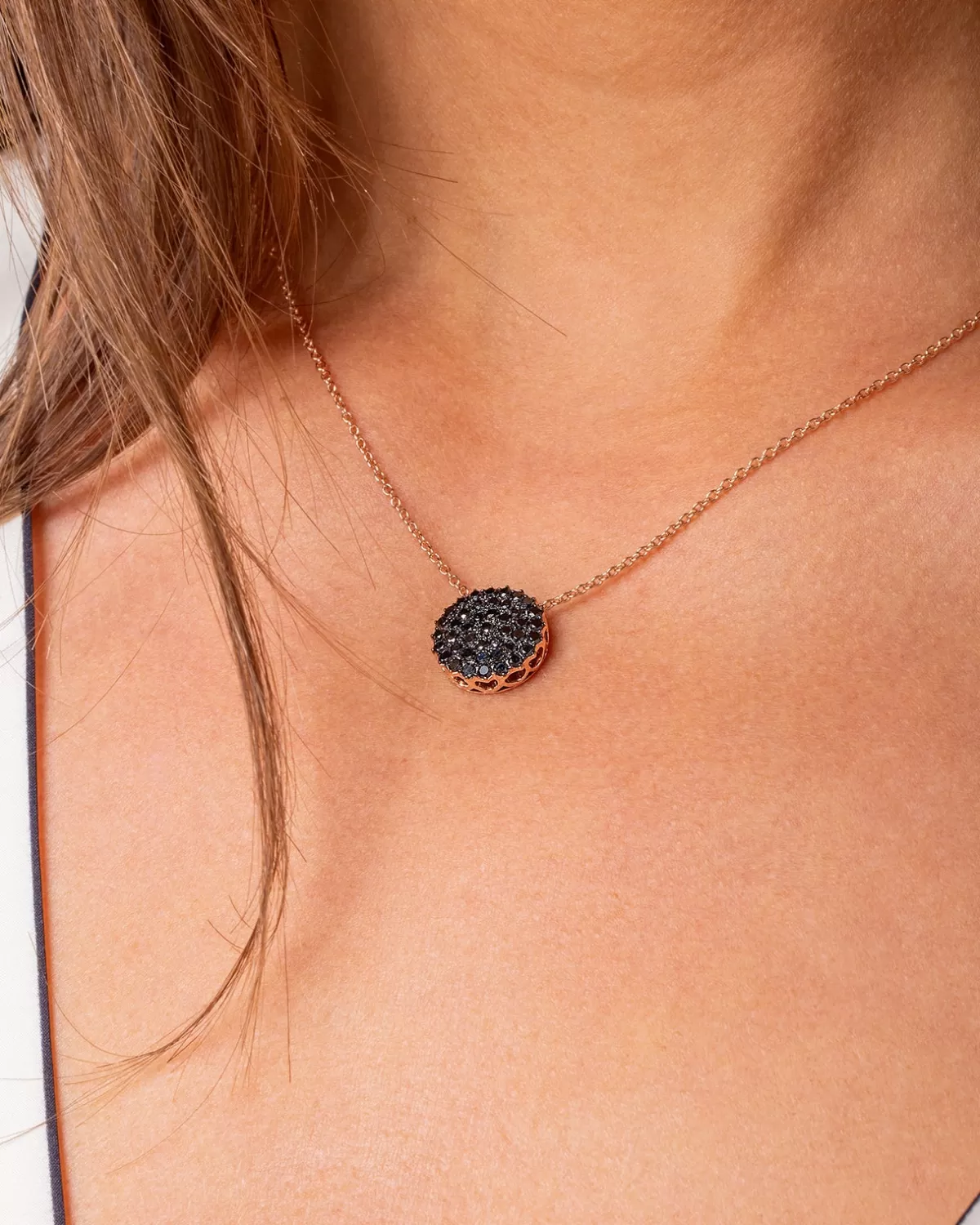 Selim Mouzannar Pendants-Beirut Pave Pendantblack Diamonds