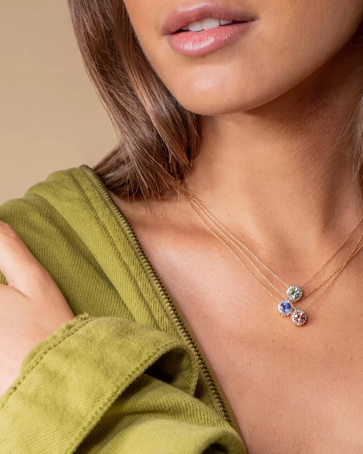 Selim Mouzannar Pendants-Beirut Pendantblue Sapphire - Diamonds