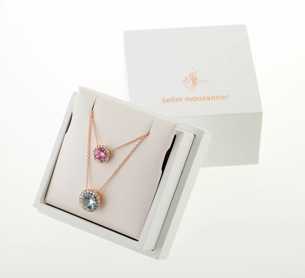 Selim Mouzannar Pendants-Beirut Pendantmorganite - Diamonds