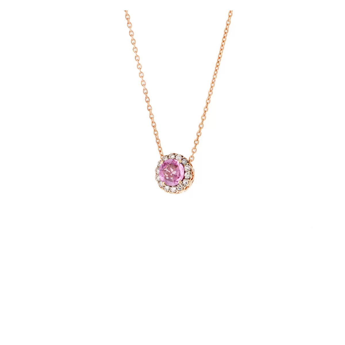 Selim Mouzannar Pendants-Beirut Pendantpink Sapphire - Diamonds