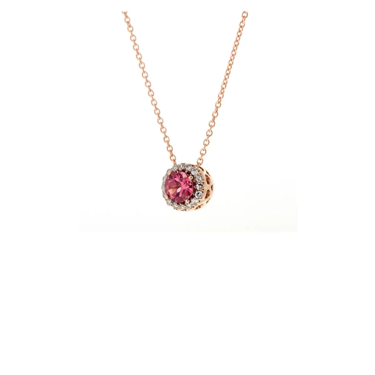 Selim Mouzannar Pendants-Beirut Pendantpink Tourmaline - Diamonds