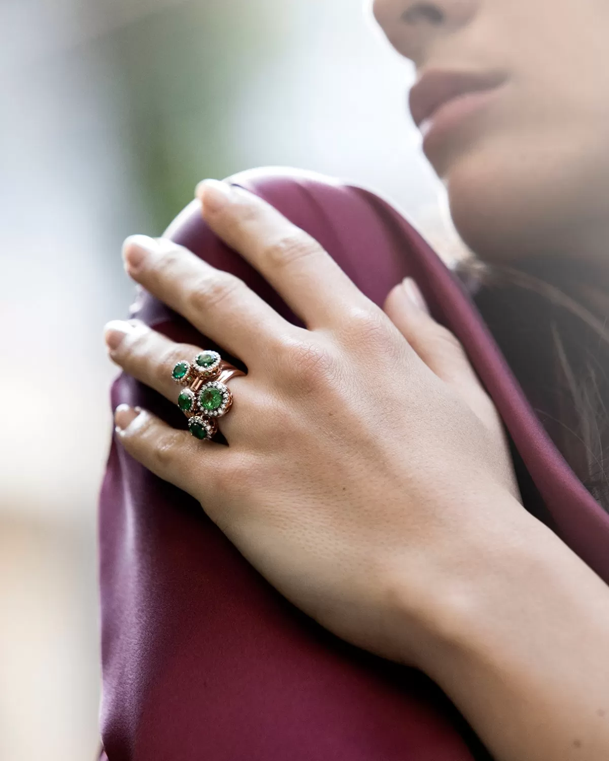 Selim Mouzannar Rings-Beirut Ringtsavorite - Diamonds