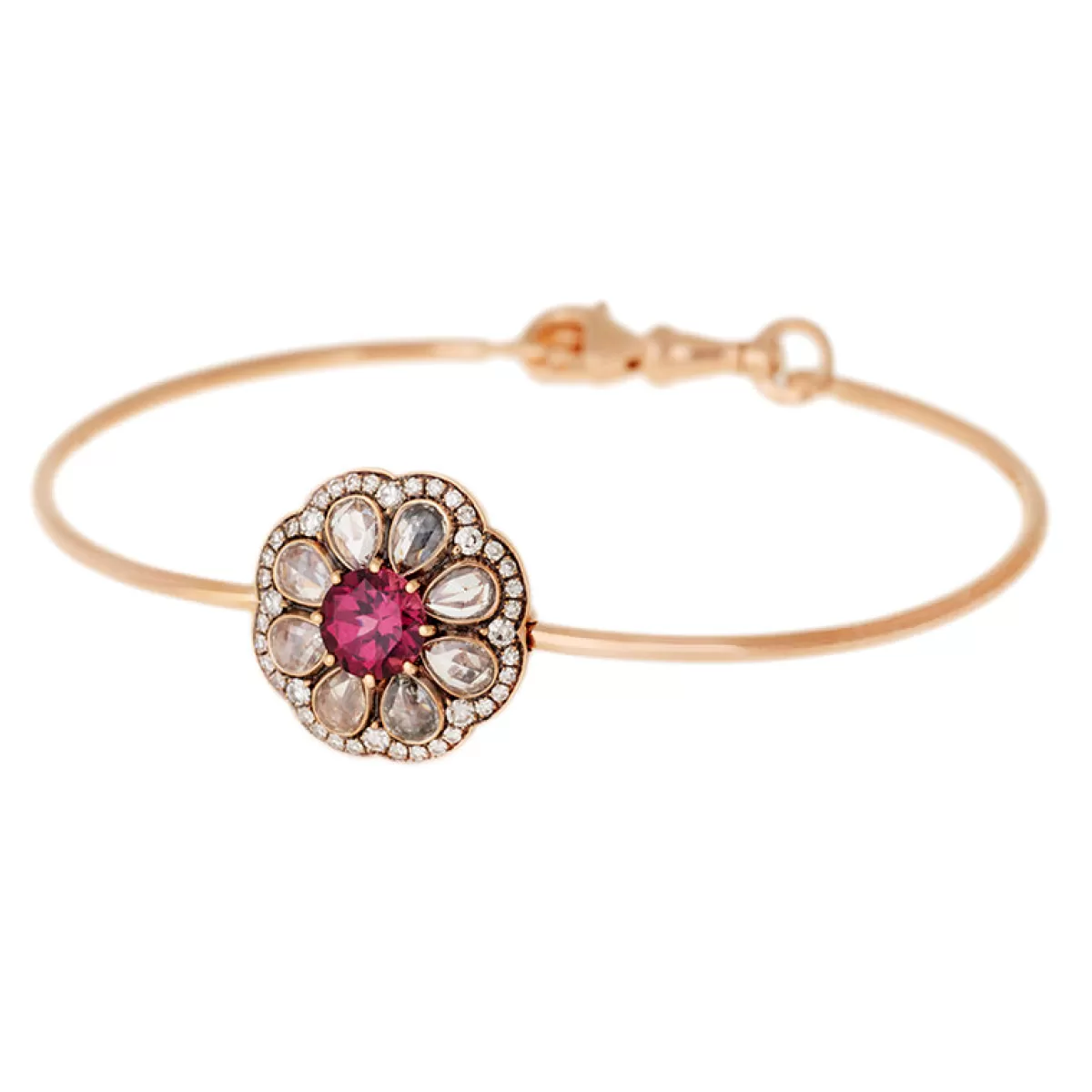 Selim Mouzannar Bracelets-Beirut Rosace Braceletrhodolite - Diamonds