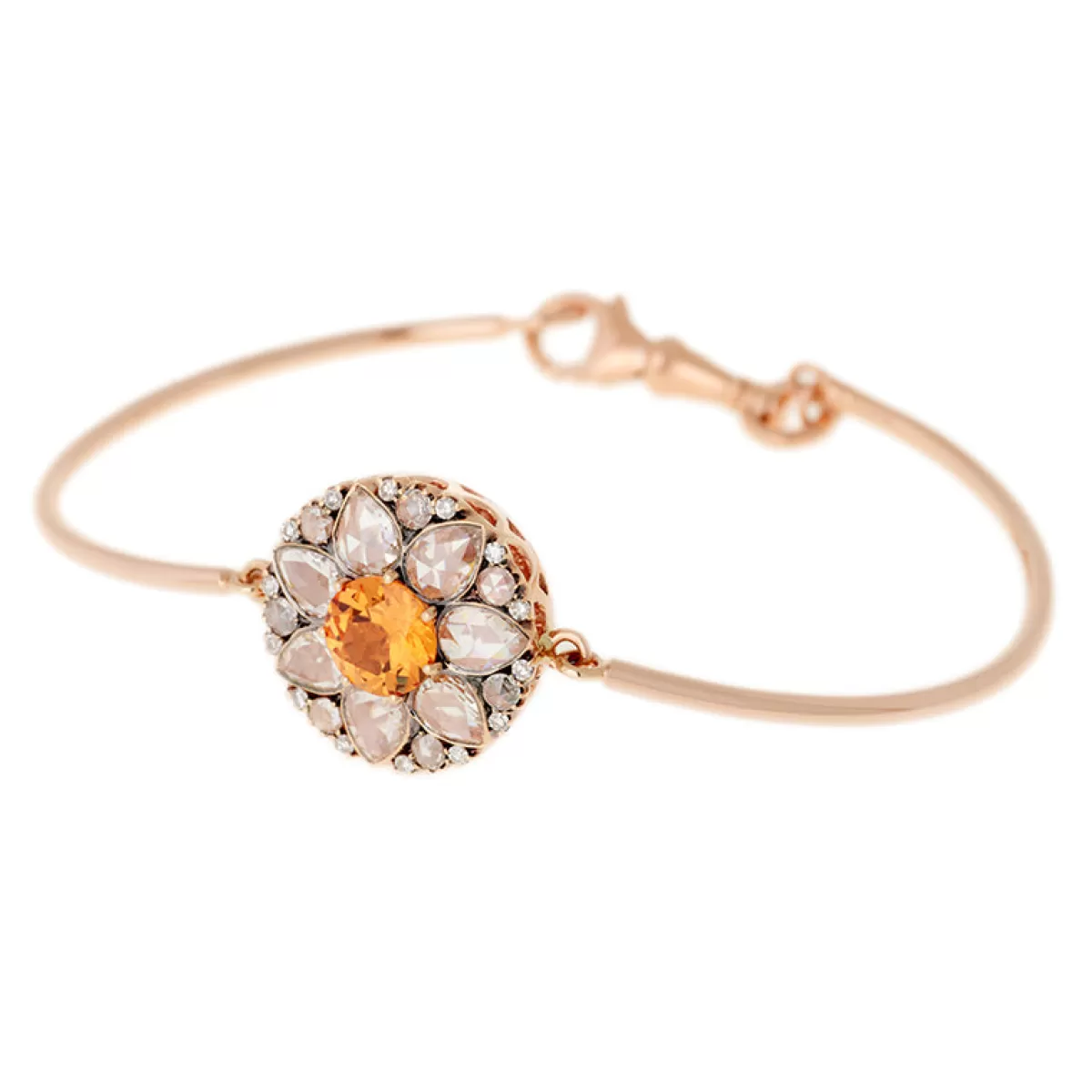 Selim Mouzannar Bracelets-Beirut Rosace Braceletspessartine - Diamonds