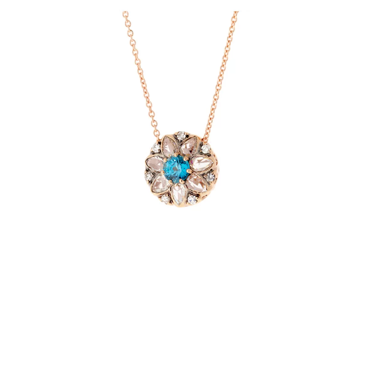 Selim Mouzannar Pendants-Beirut Rosace Pendanthyacinth - Diamonds