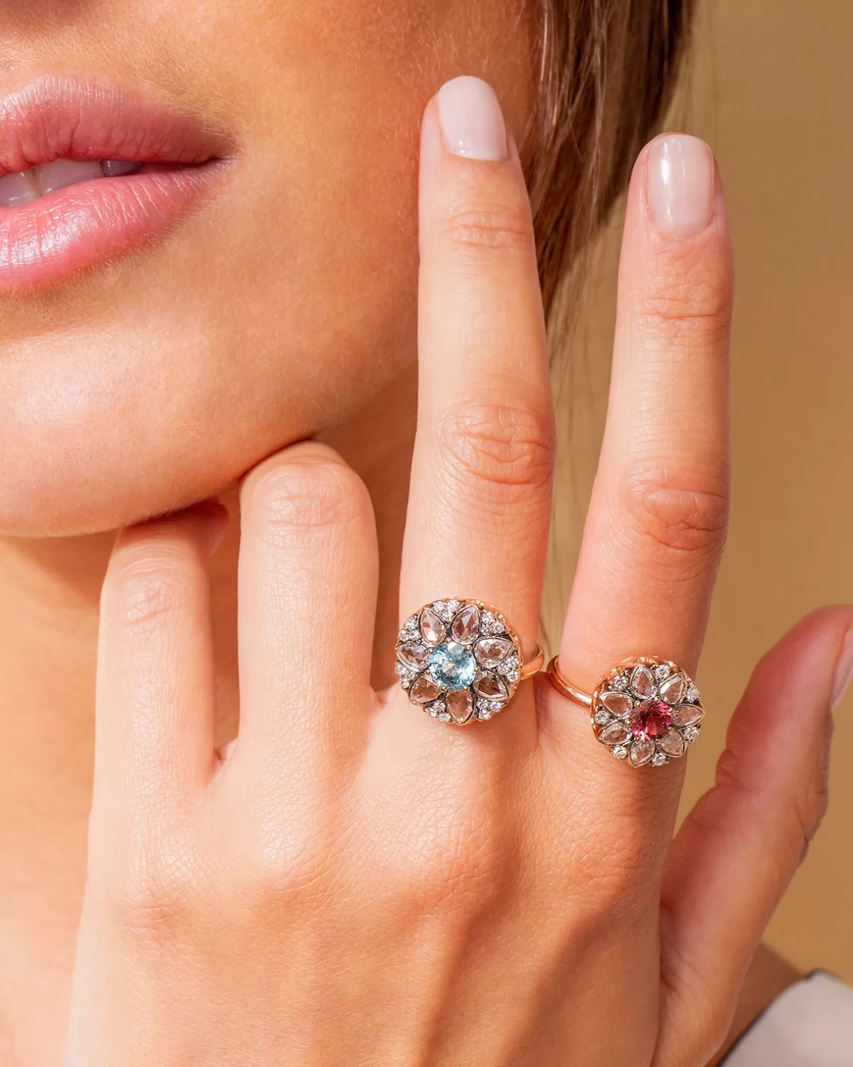 Selim Mouzannar Rings-Beirut Rosace Ringhyacinth - Diamonds