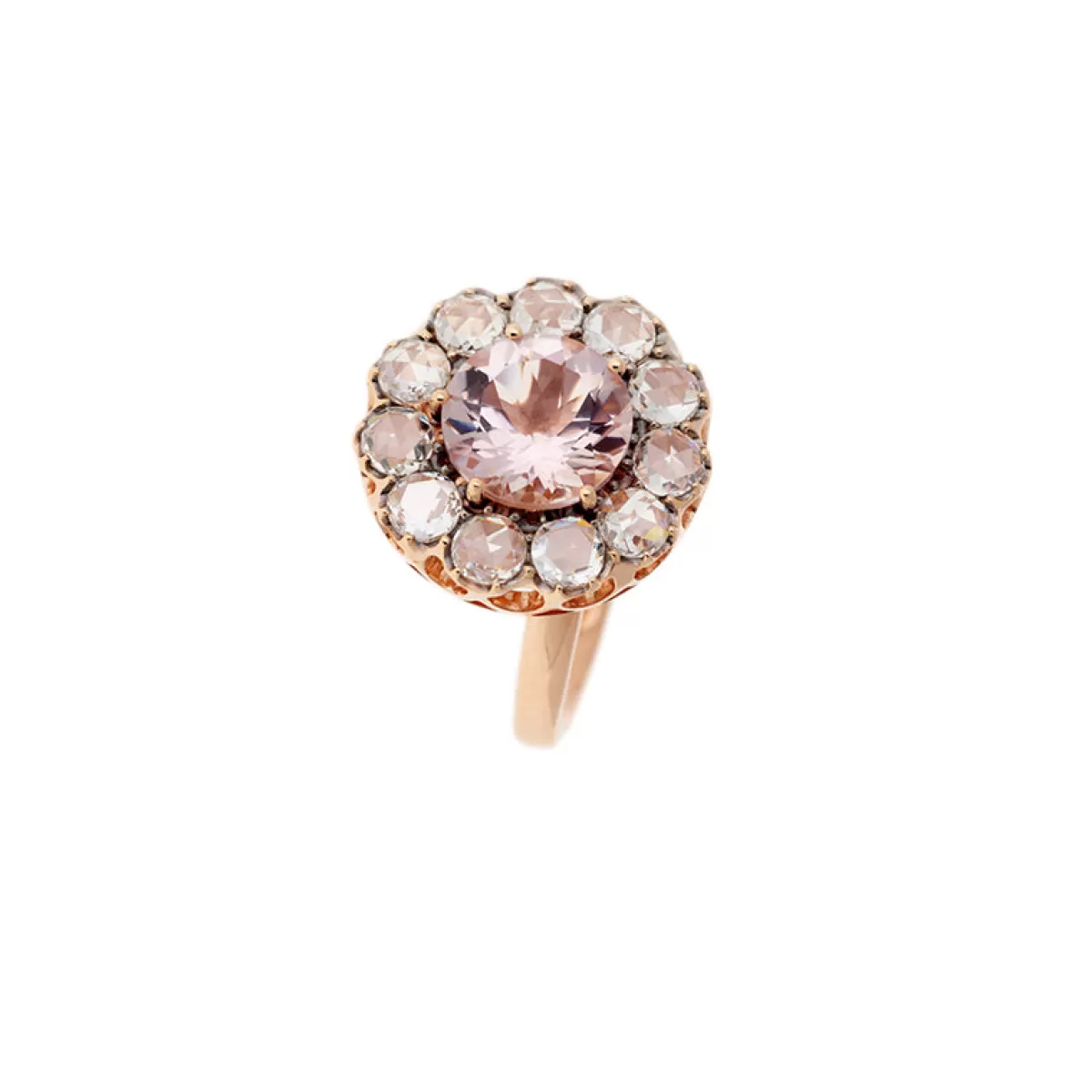 Selim Mouzannar Rings-Beirut Rosace Ringmorganite - Diamonds