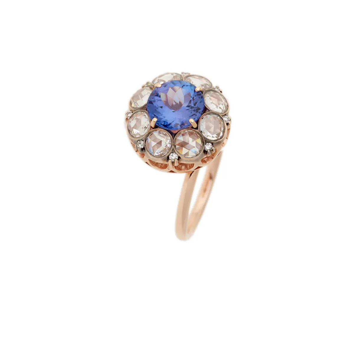 Selim Mouzannar Rings-Beirut Rosace Ringtanzanite - Diamonds