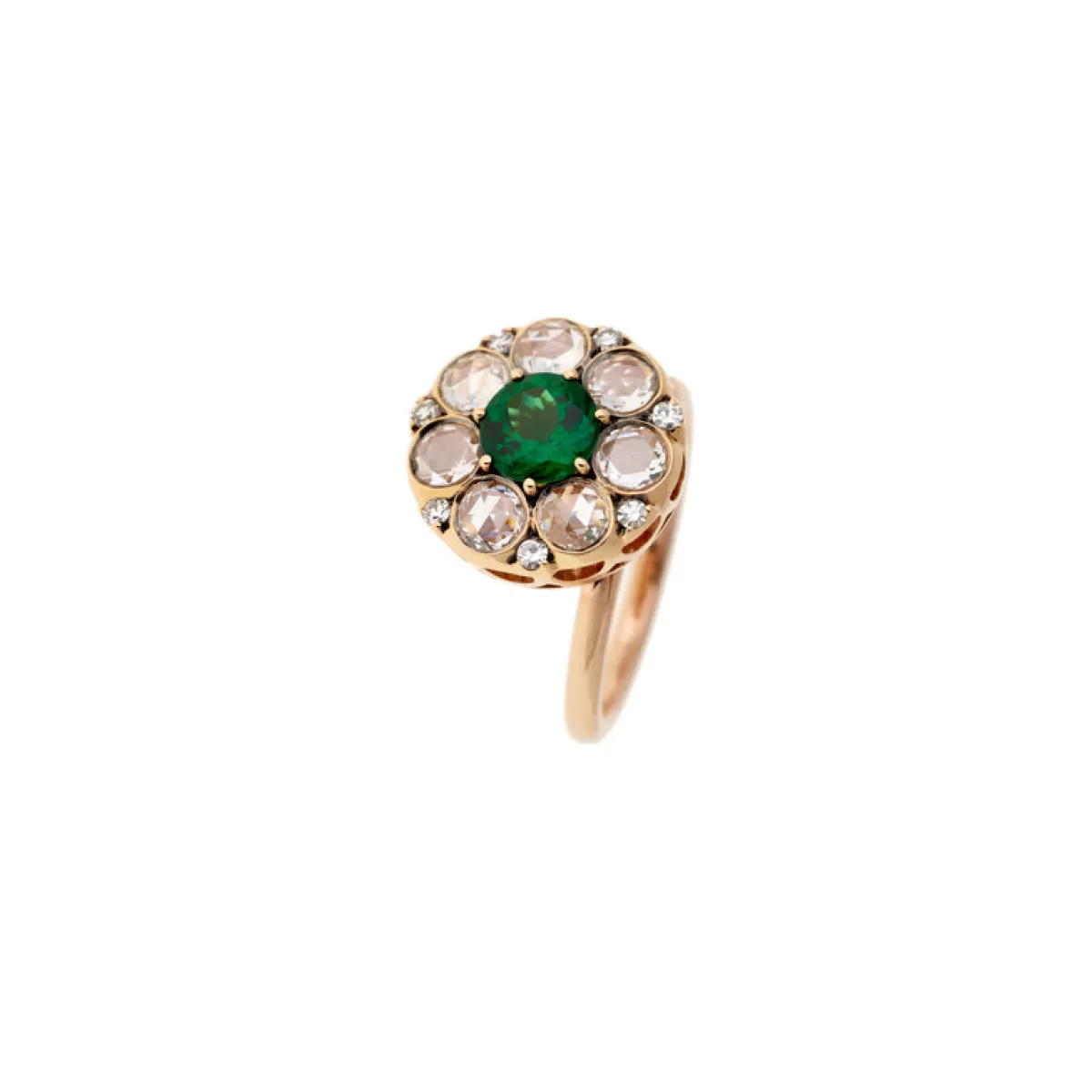 Selim Mouzannar Rings-Beirut Rosace Ringtsavorite - Diamonds