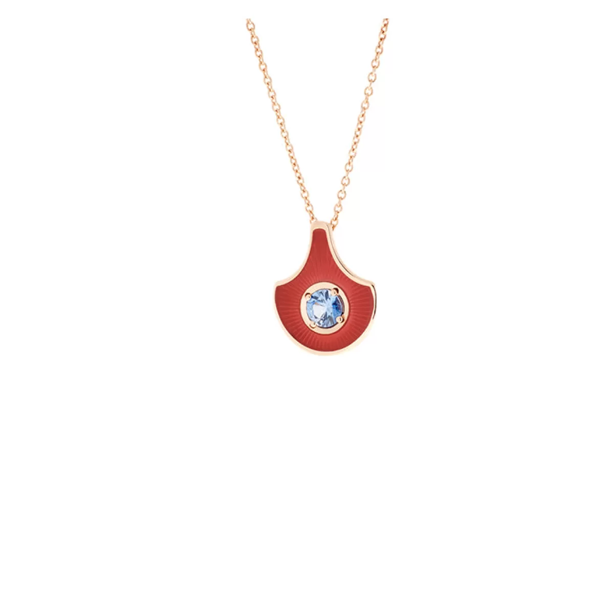 Selim Mouzannar Pendants-Fish For Love Scale Coral Pendantblue Sapphire