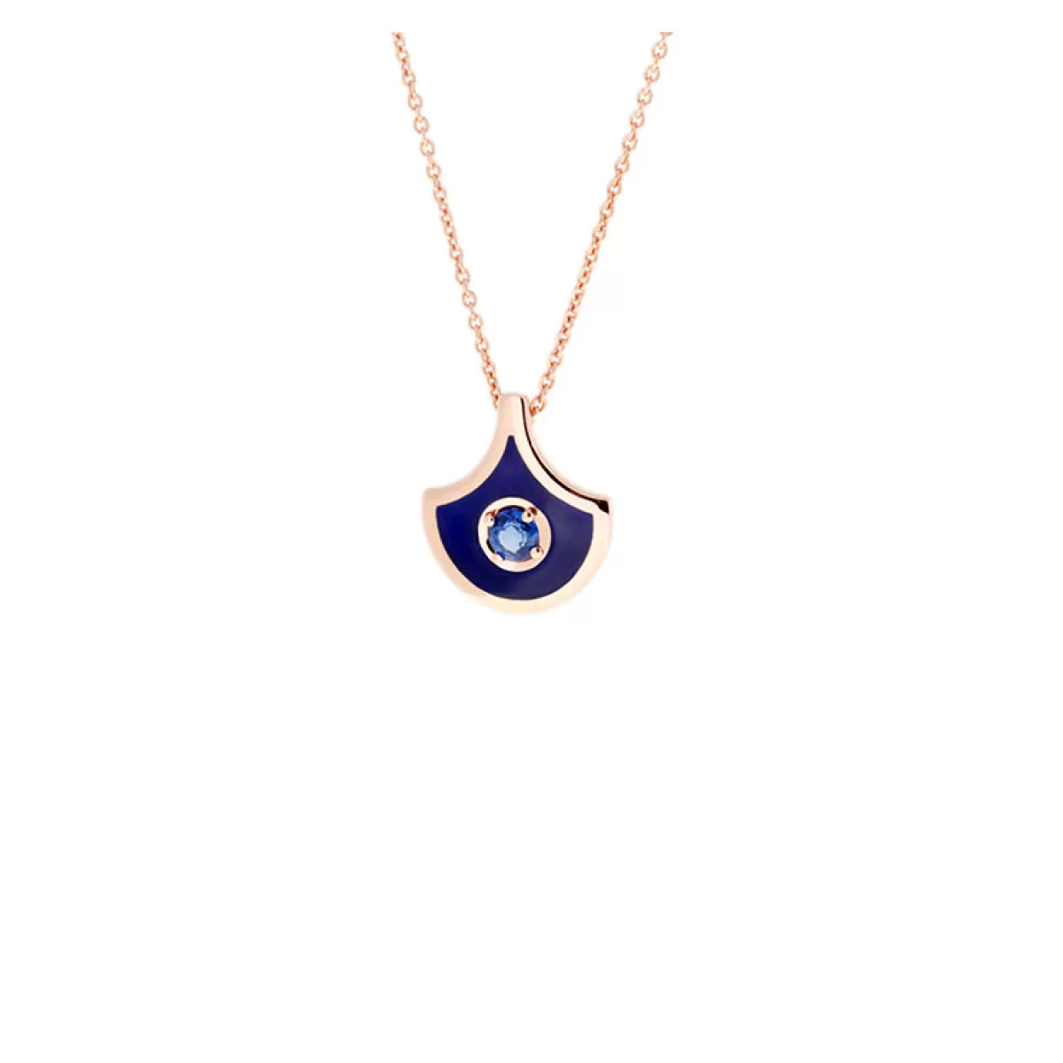 Selim Mouzannar Pendants-Fish For Love Scale Navy Blue Pendantblue Sapphire