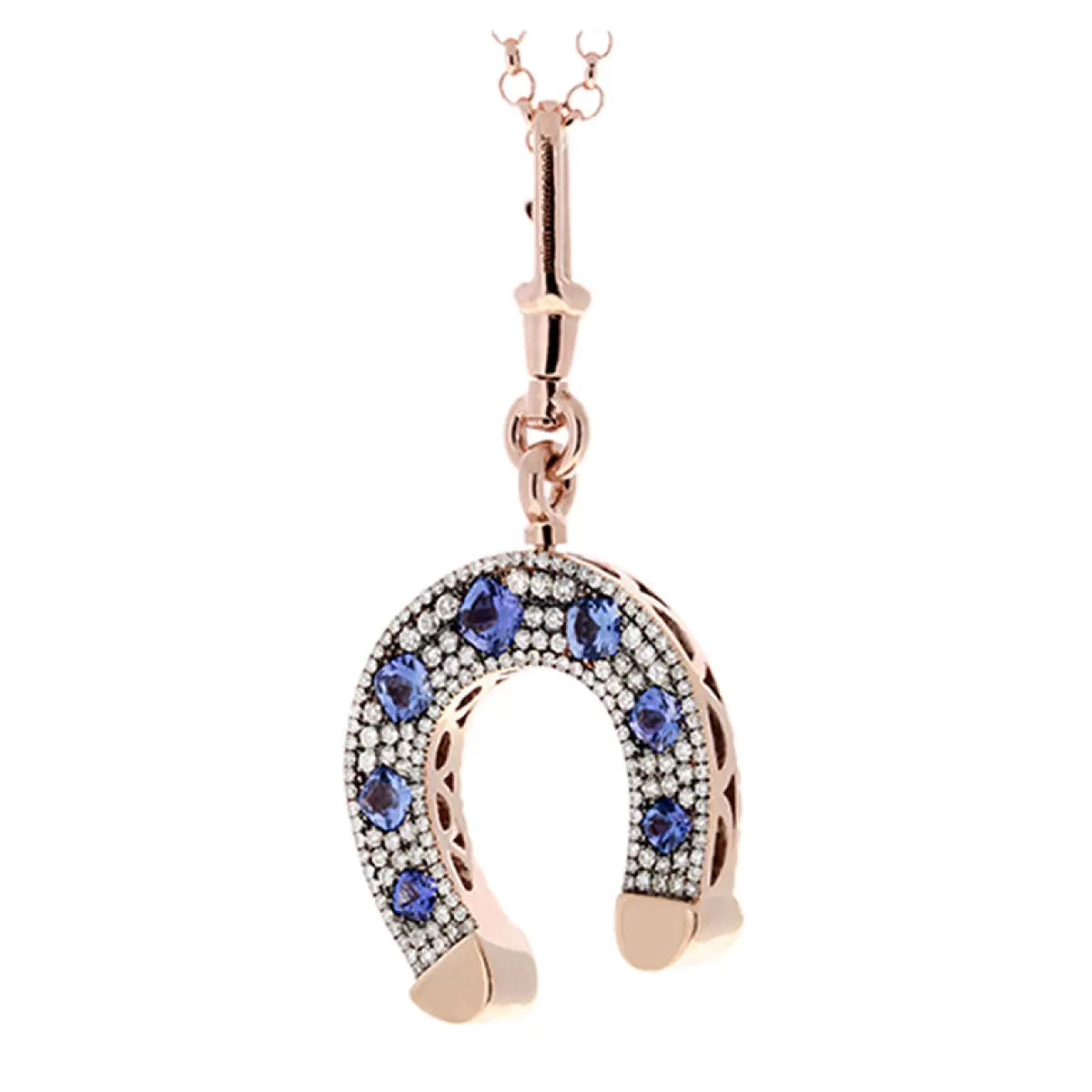 Selim Mouzannar Pendants-Fortune Pendantblue Sapphires - Diamonds