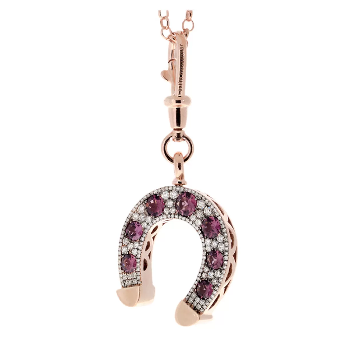 Selim Mouzannar Pendants-Fortune Pendantrhodolites - Diamonds
