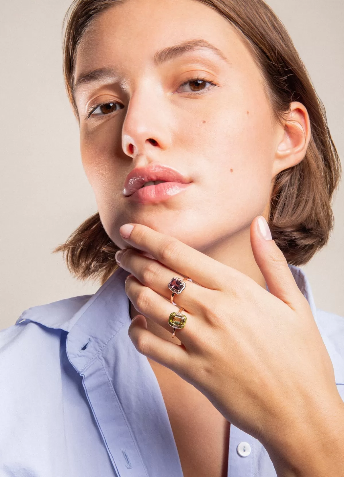 Selim Mouzannar Rings-Gemma Ring -Violet Tourmalinediamonds