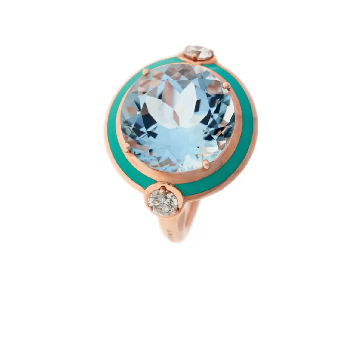 Selim Mouzannar Rings-Gemma Ringaquamarine - Diamonds