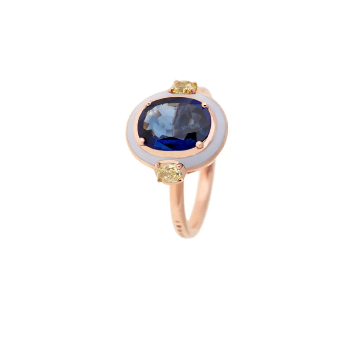 Selim Mouzannar Rings-Gemma Ringblue Sapphire - Diamonds