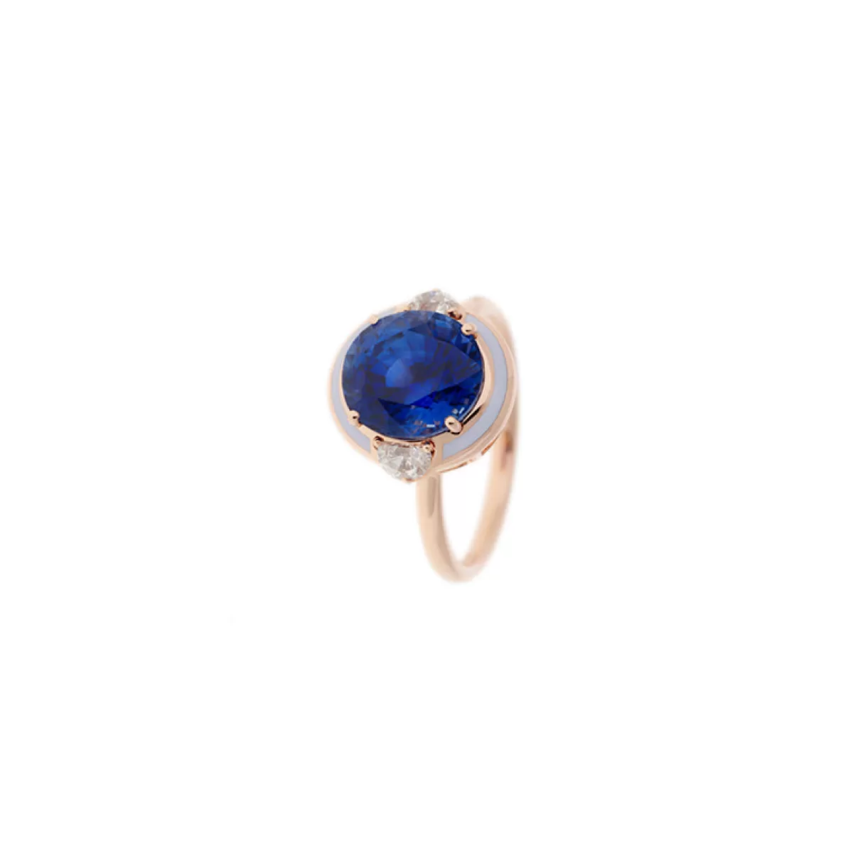 Selim Mouzannar Rings-Gemma Ringblue Sapphire - Diamonds