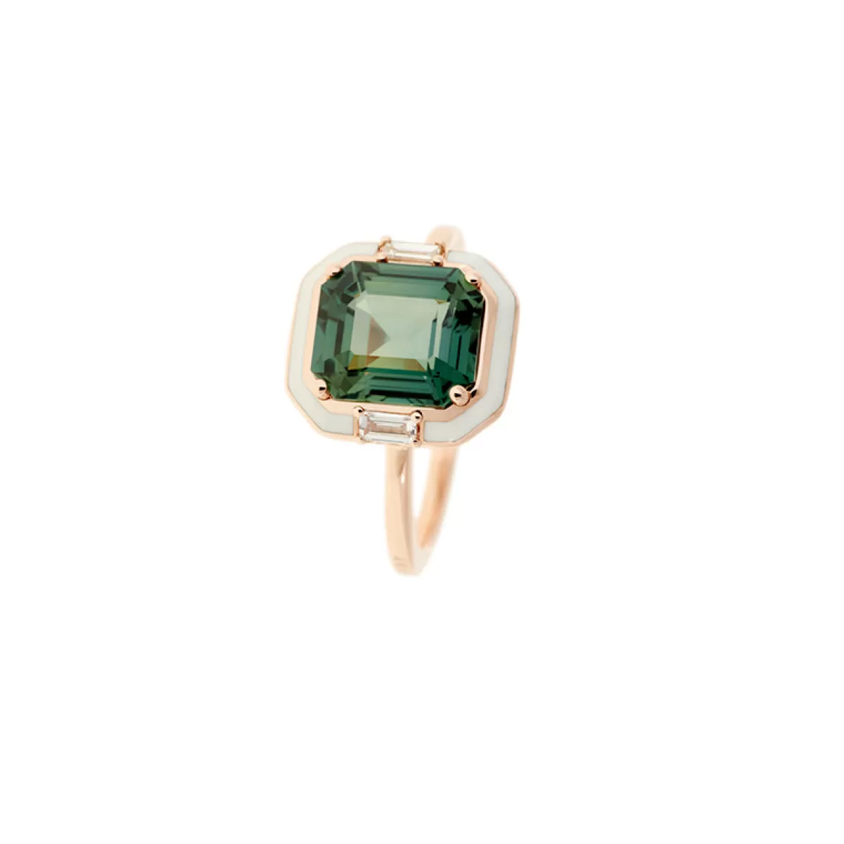 Selim Mouzannar Rings-Gemma Ringgreen Sapphire - Diamonds