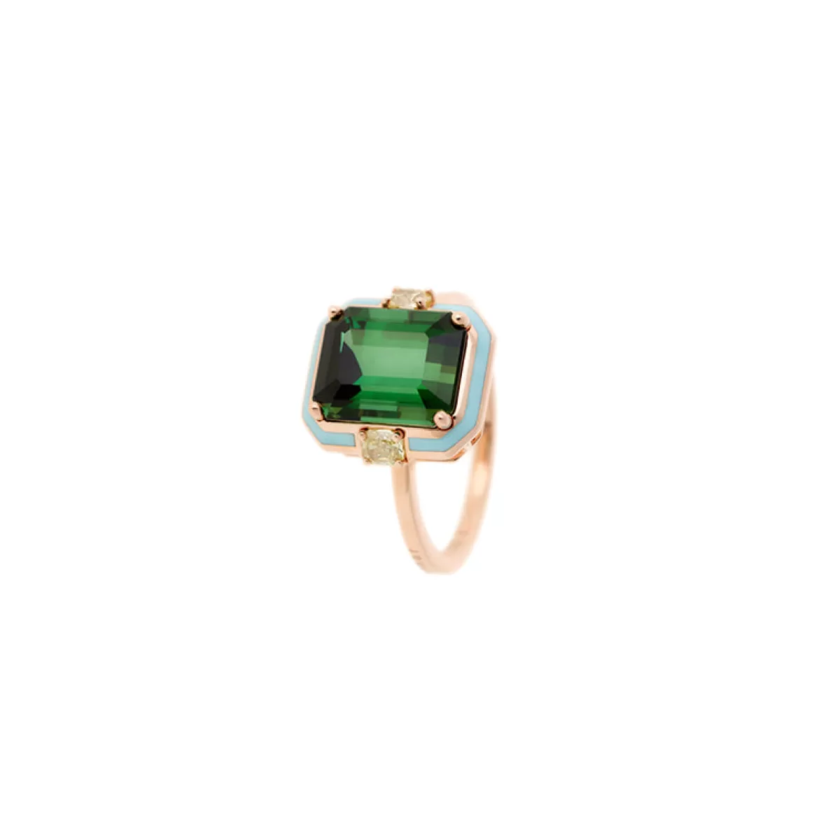 Selim Mouzannar Rings-Gemma Ringgreen Tourmaline - Diamonds
