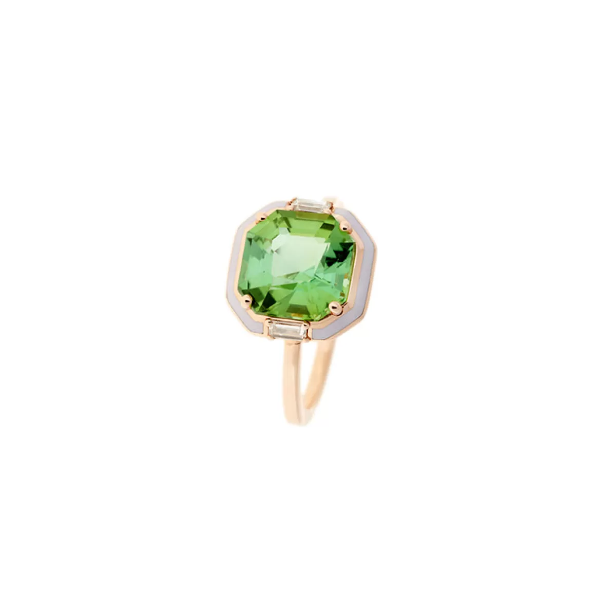 Selim Mouzannar Rings-Gemma Ringgreen Tourmaline - Diamonds