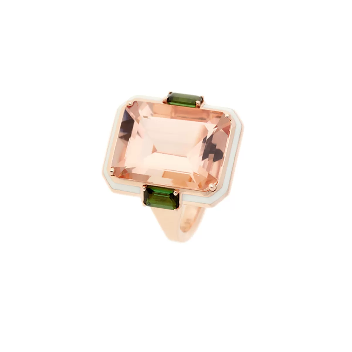 Selim Mouzannar Rings-Gemma Ringmorganite - Green Tourmalines