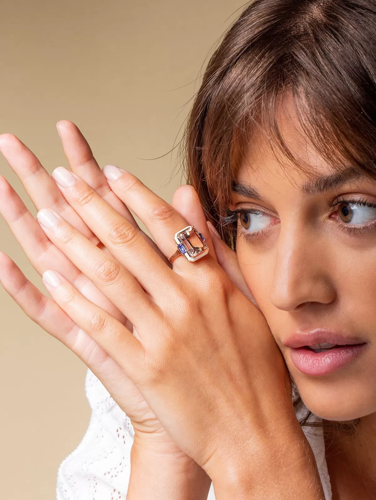 Selim Mouzannar Rings-Gemma Ringmorganite - Tanzanites