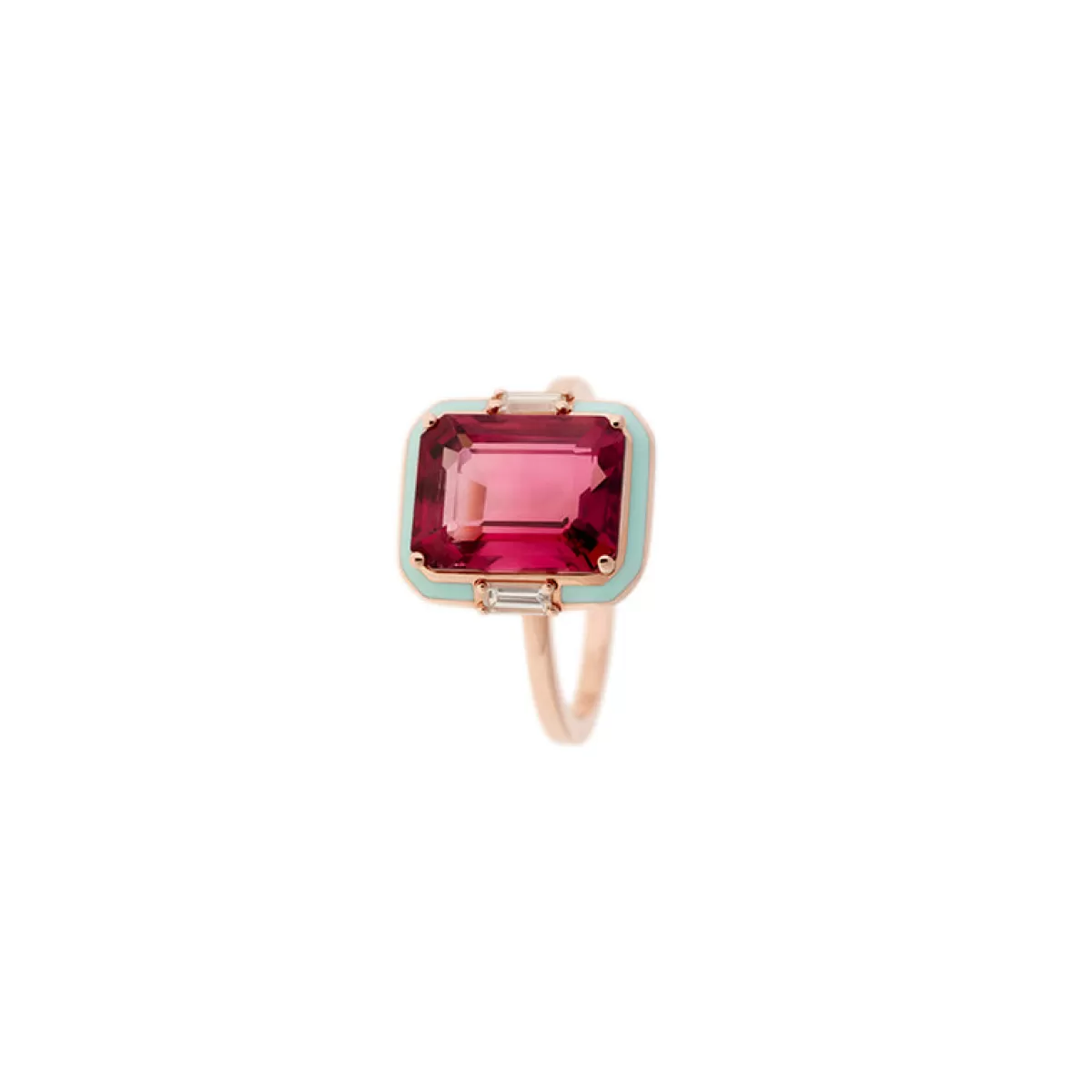 Selim Mouzannar Rings-Gemma Ringpink Tourmaline - Diamonds