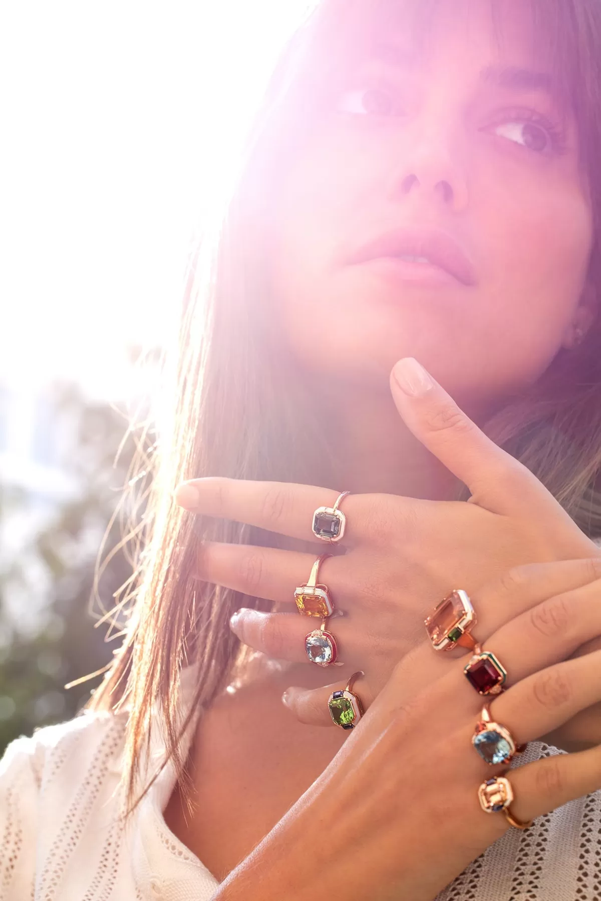 Selim Mouzannar Rings-Gemma Ringpink Tourmaline - Diamonds