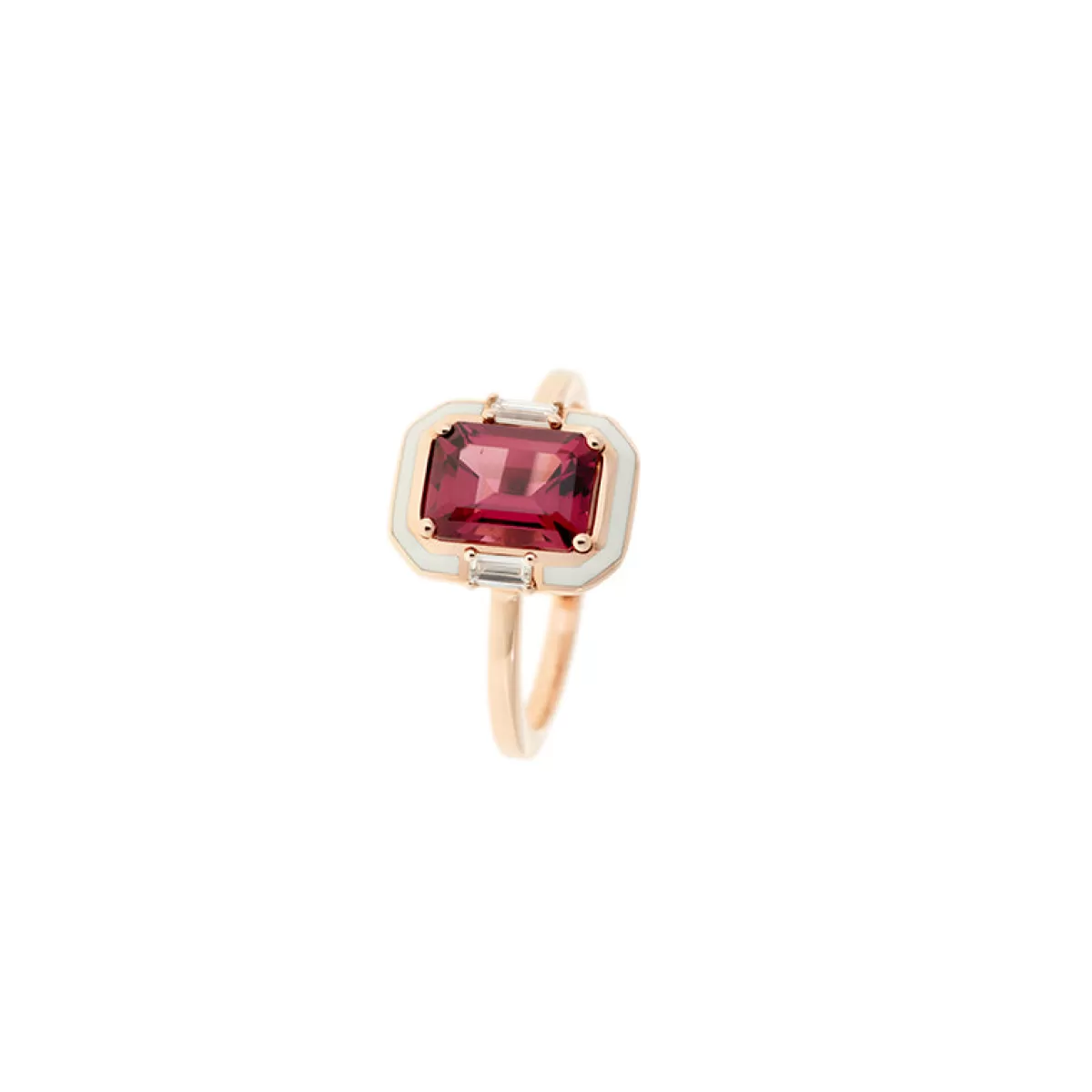 Selim Mouzannar Rings-Gemma Ringrhodolite - Diamonds