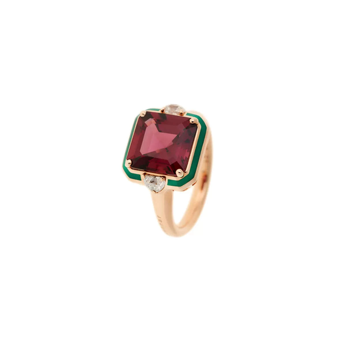 Selim Mouzannar Rings-Gemma Ringrhodolite - Diamonds