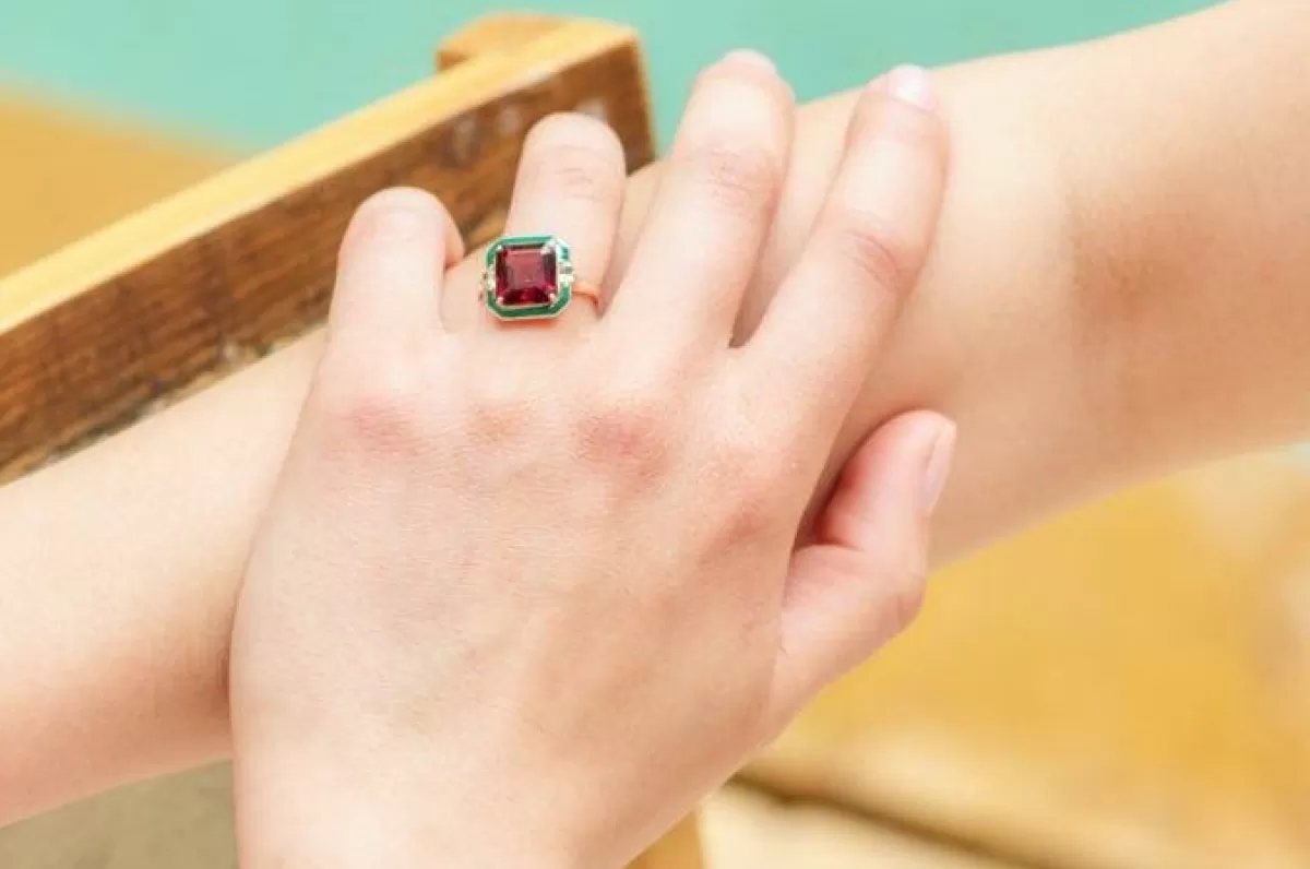 Selim Mouzannar Rings-Gemma Ringrhodolite - Tourmalines