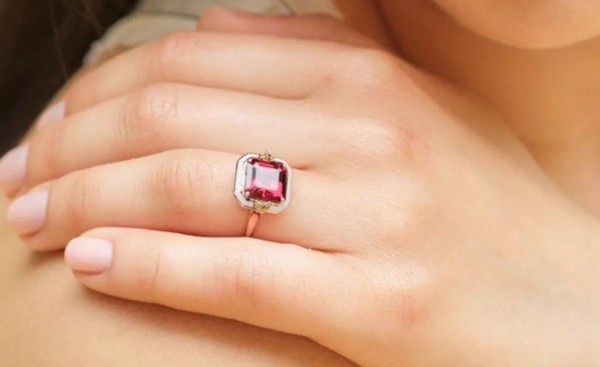 Selim Mouzannar Rings-Gemma Ringrhodolite - Tourmalines