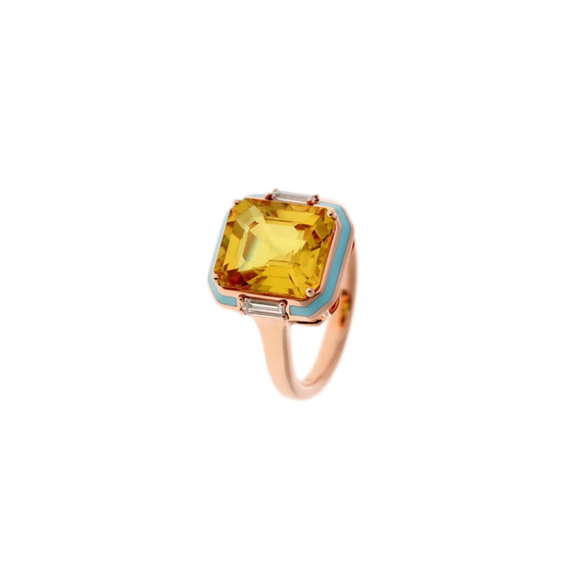Selim Mouzannar Rings-Gemma Ringyellow Sapphire - Diamonds