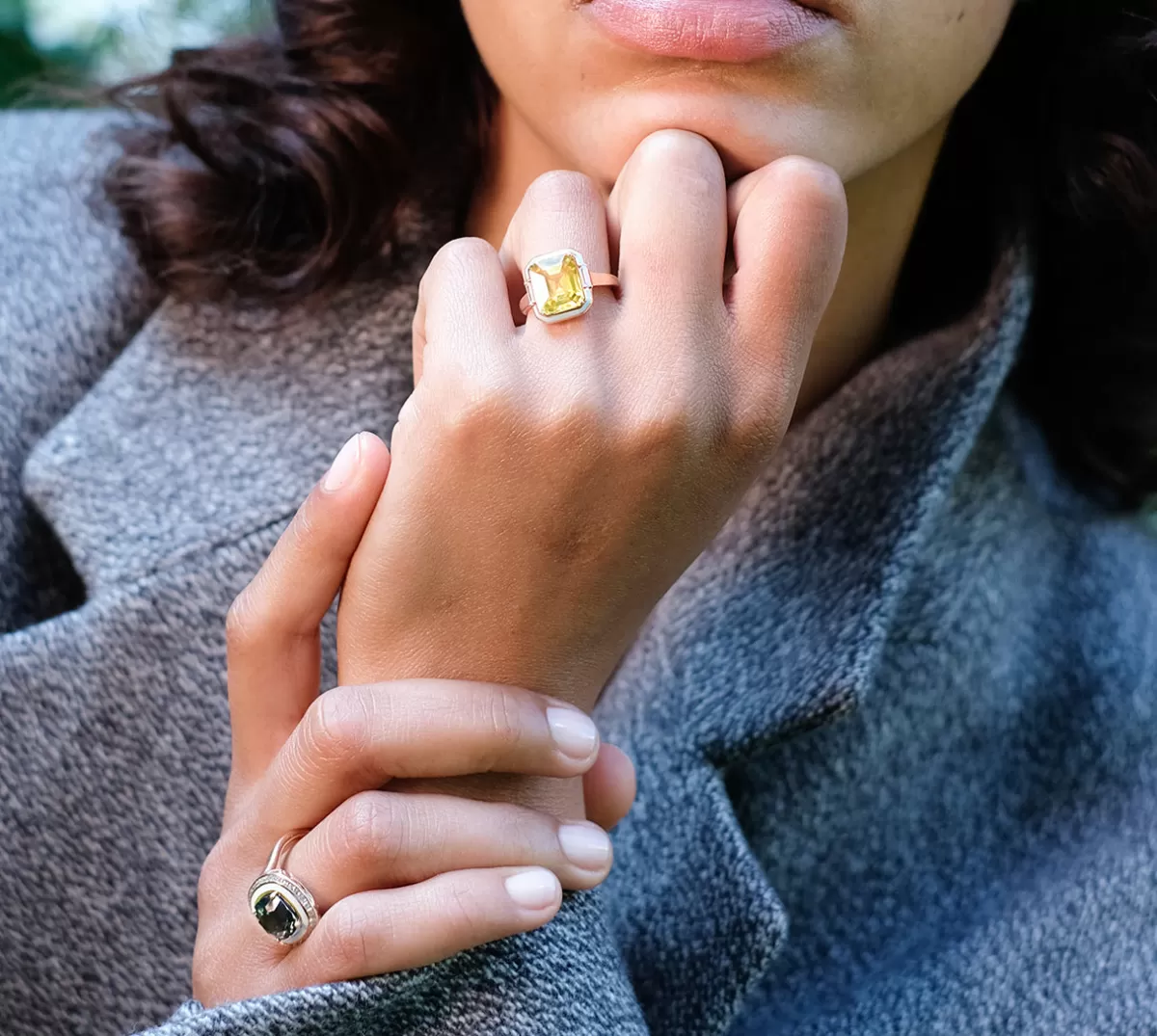 Selim Mouzannar Rings-Gemma Ringyellow Sapphire - Diamonds