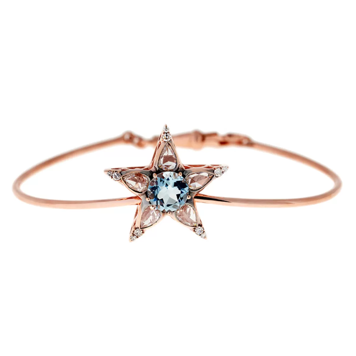 Selim Mouzannar Bracelets-Istanbul Braceletaquamarine - Diamonds