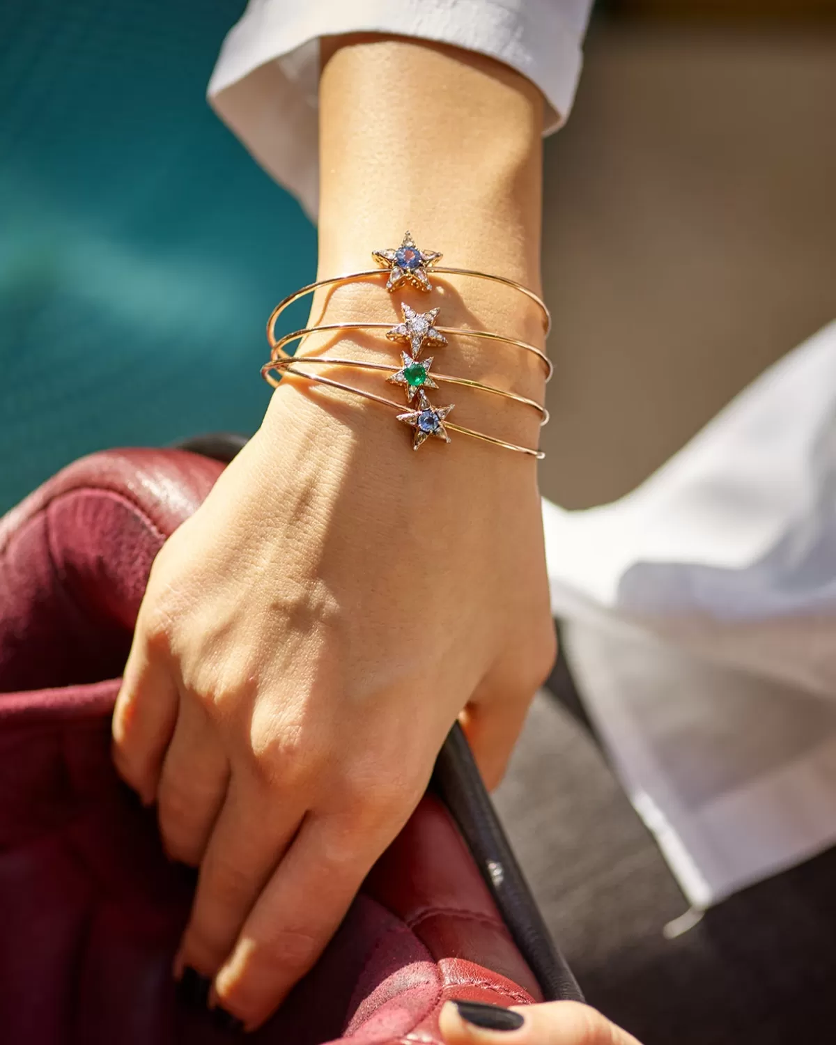 Selim Mouzannar Bracelets-Istanbul Braceletblue Sapphire - Diamonds