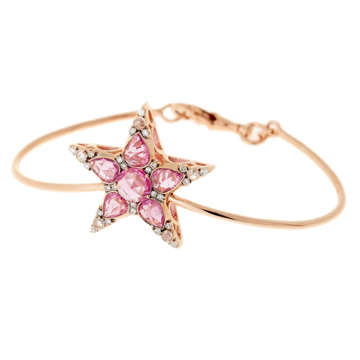 Selim Mouzannar Bracelets-Istanbul Braceletpink Sapphires - Diamonds