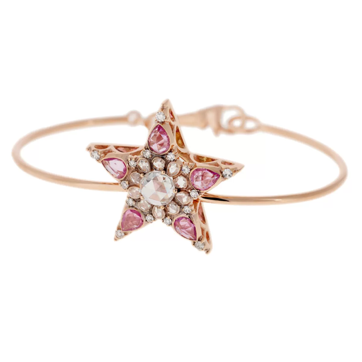 Selim Mouzannar Bracelets-Istanbul Braceletpink Sapphires - Diamonds