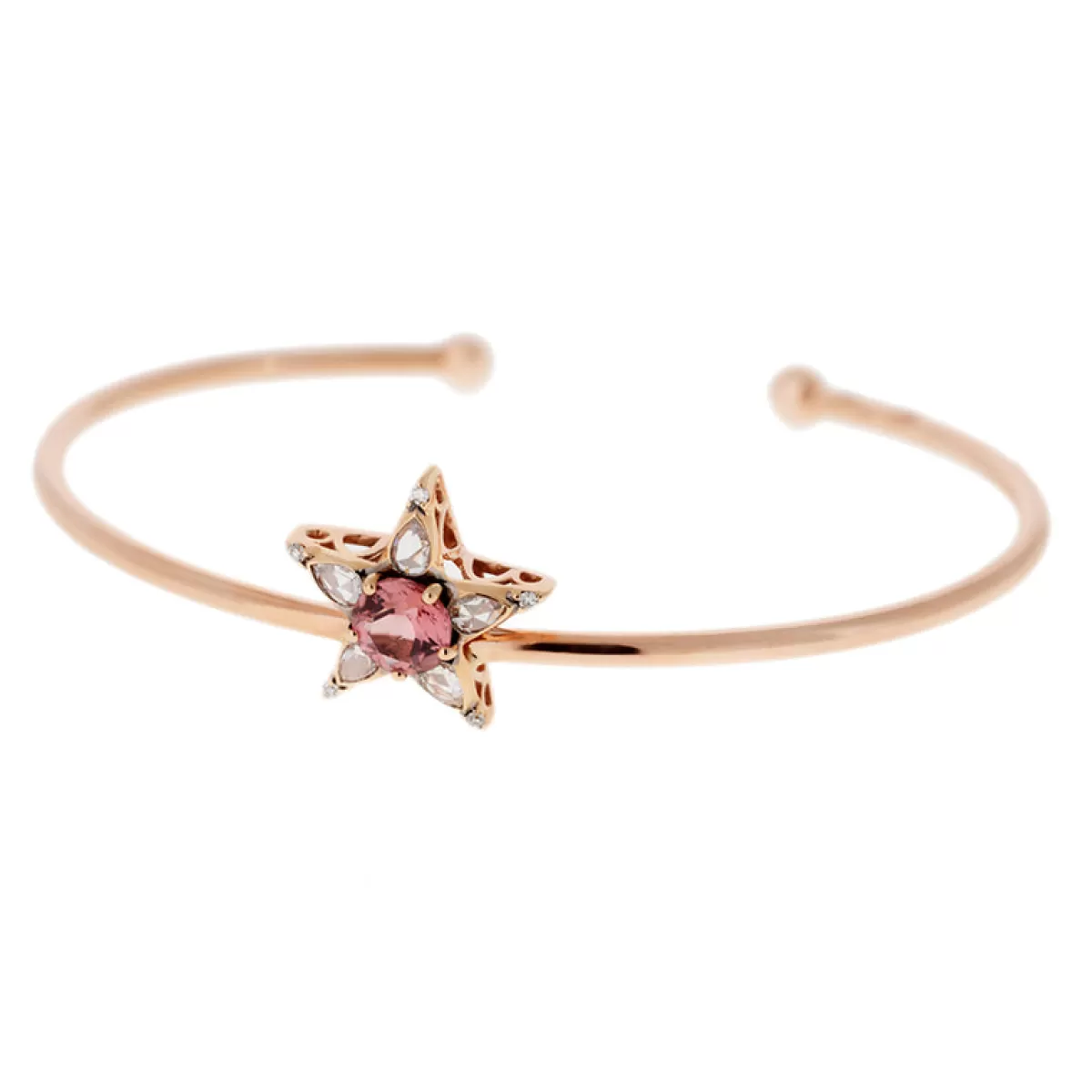 Selim Mouzannar Bracelets-Istanbul Braceletpink Tourmaline - Diamonds