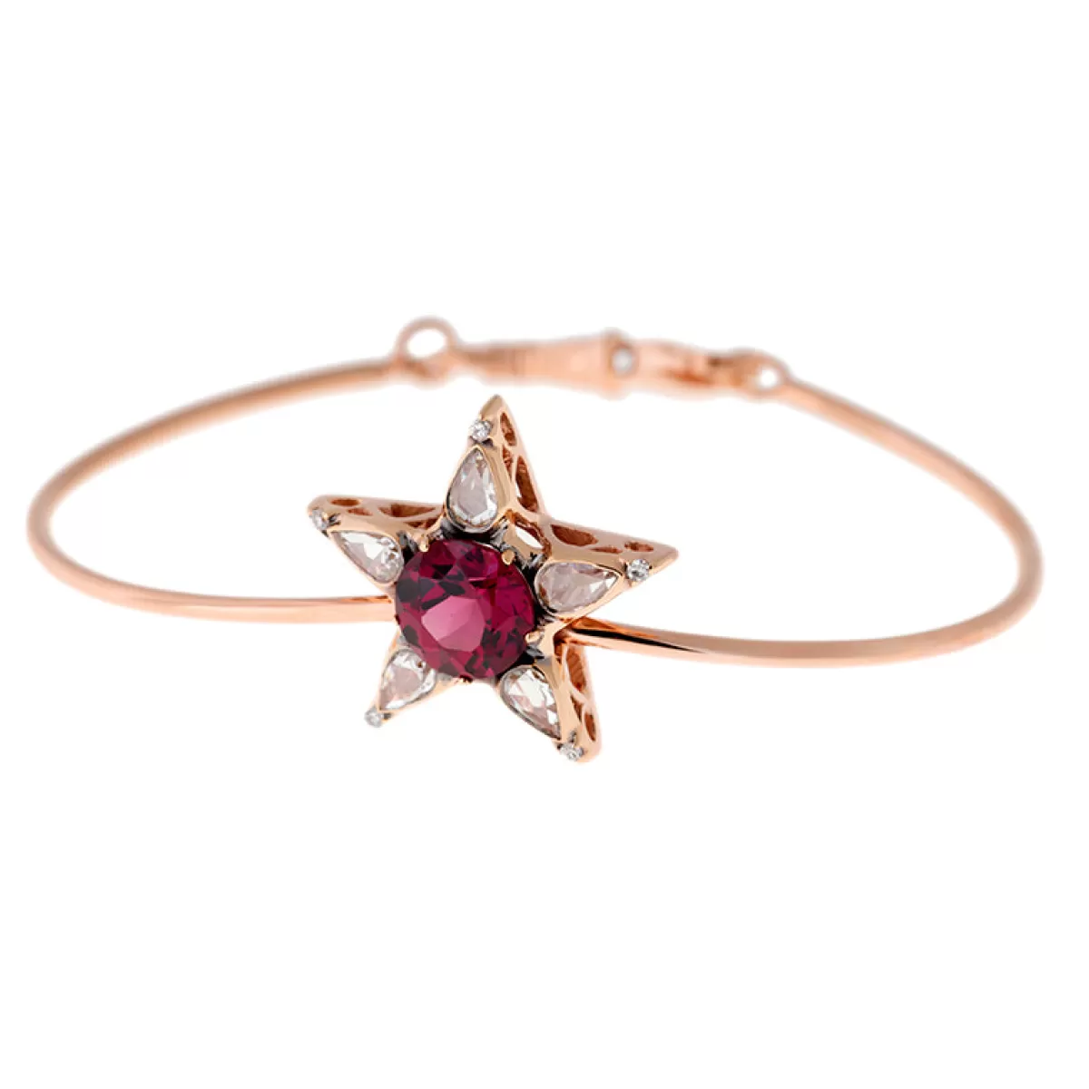 Selim Mouzannar Bracelets-Istanbul Braceletrhodolite - Diamonds